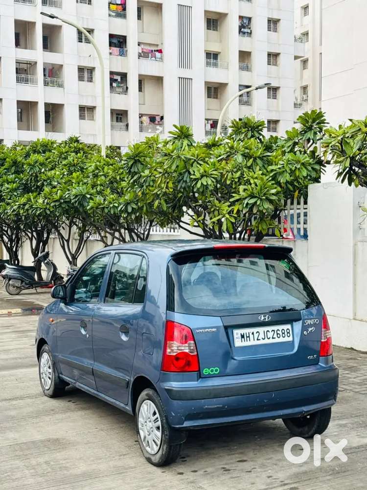 Hyundai Santro Xing Gls Petrol + Lpg 2012 1st Owner Company Lpg 195000