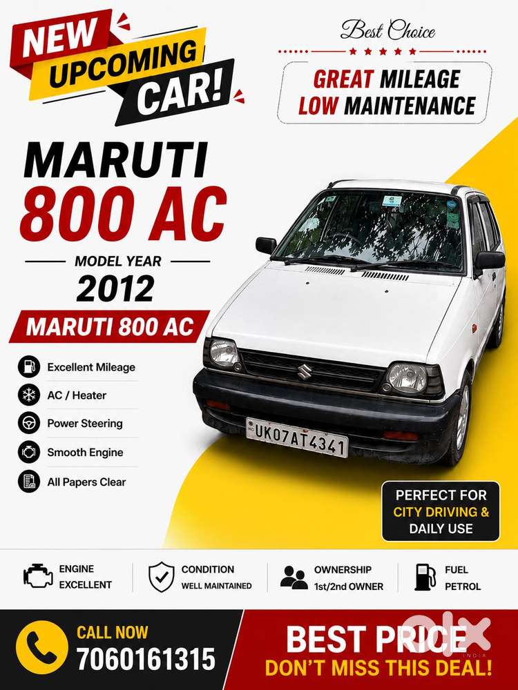Maruti Suzuki 800 Ac Bsiii, 2012, Petrol