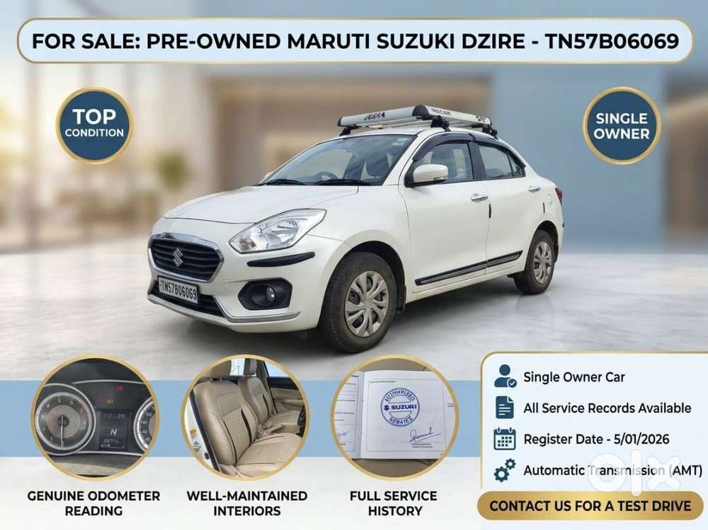 Suzuki - Swift Dzire - 2022 Model - Single Handed - Well Maintained