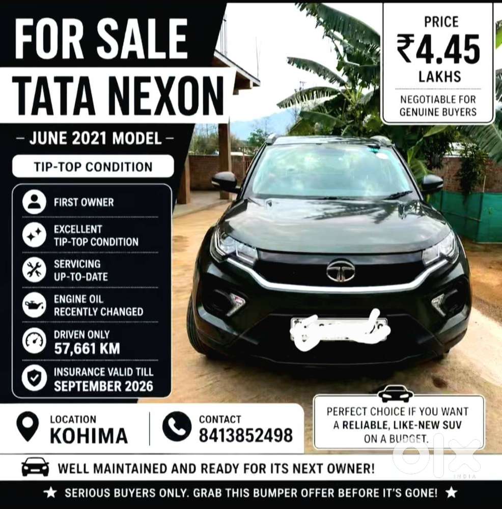 Tata Nexon 2021 Petrol Well Maintained