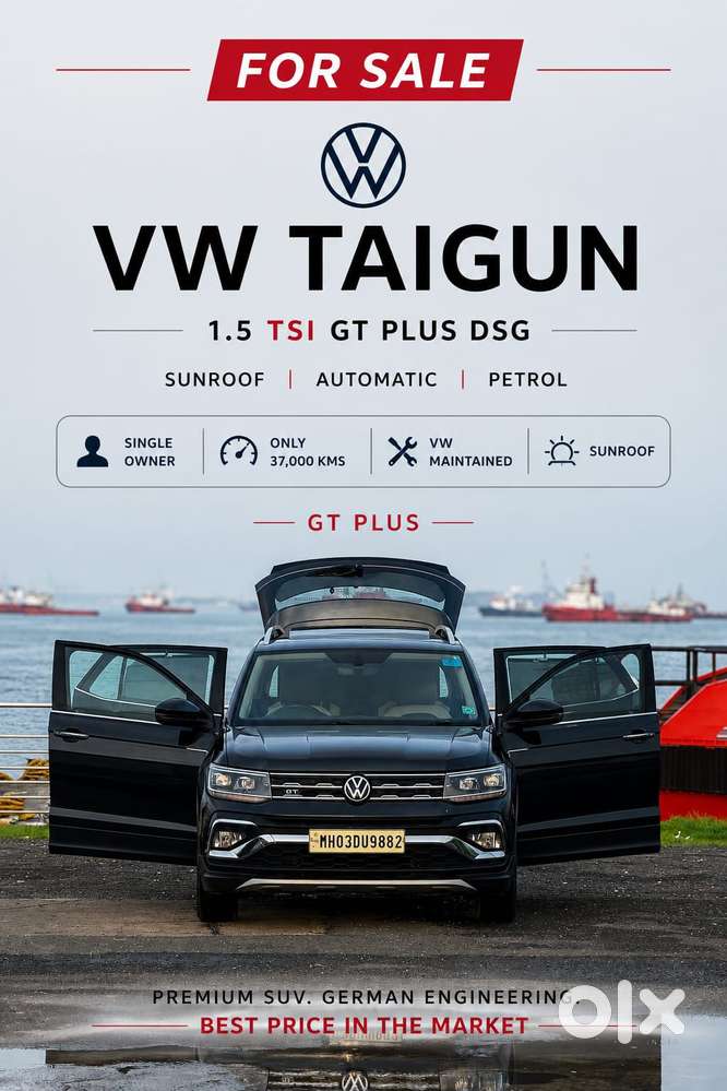 Volkswagen Taigun Gt Plus 1.5 Tsi Dsg, 2021, Petrol