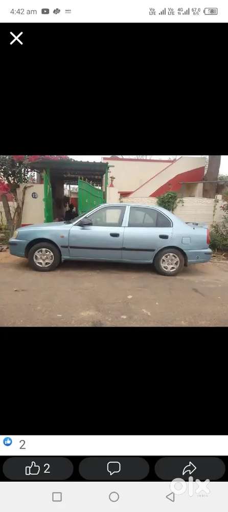 Hyundai Accent Hatchback 2002 Lpg 50000 Km Driven