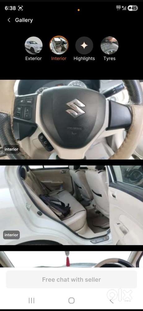 Maruti Dzire Petrol 2015