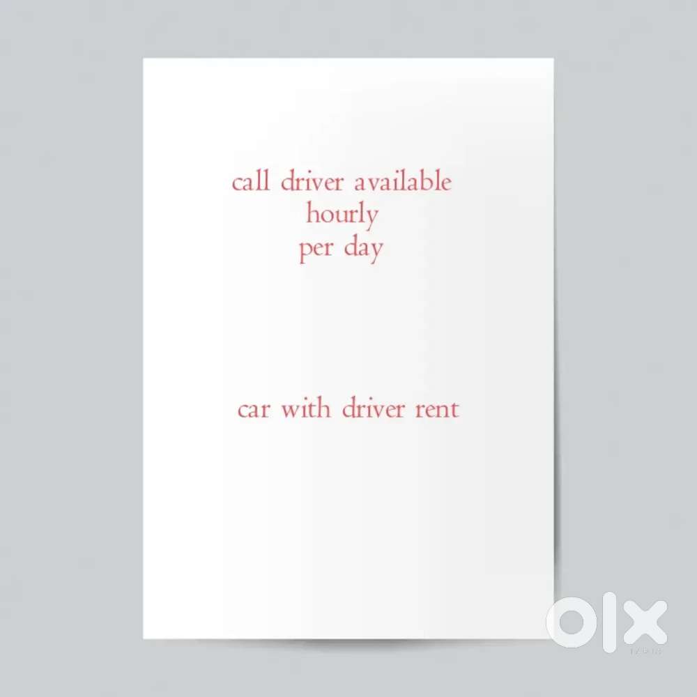 Call Driver Available