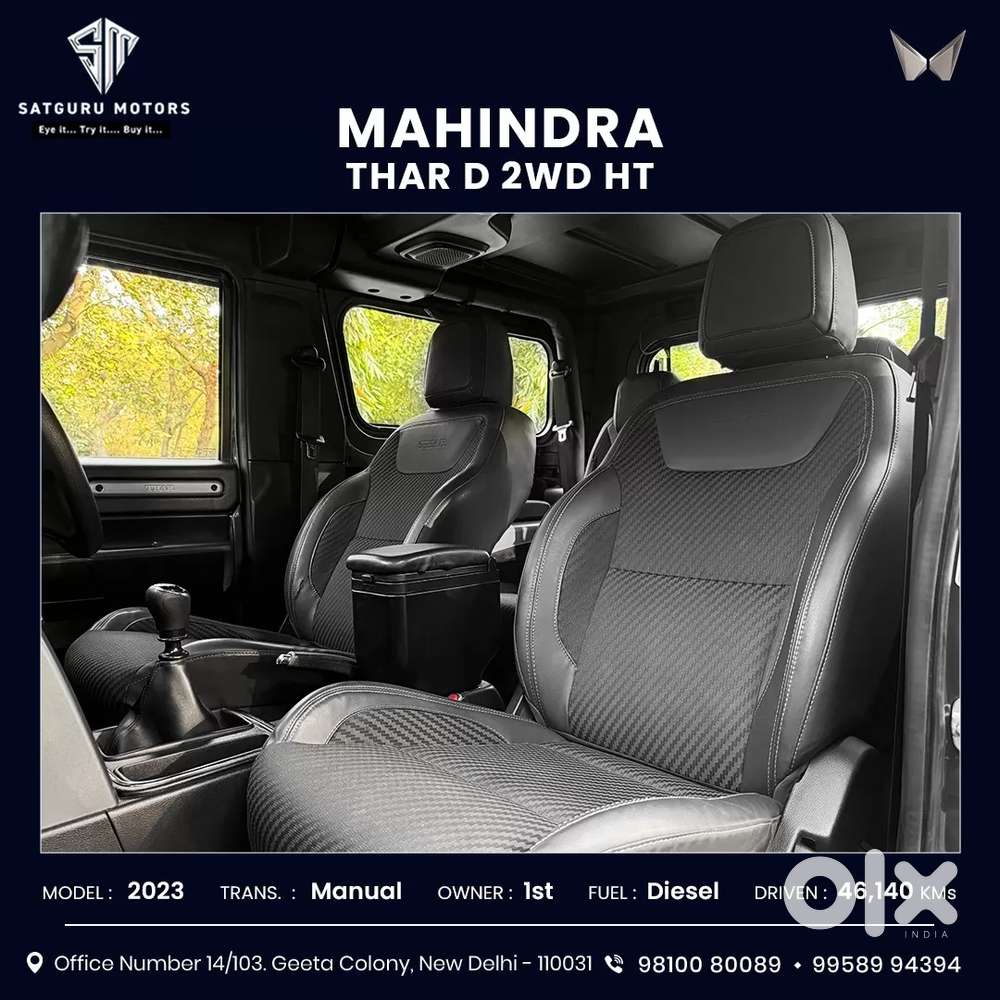 Mahindra Thar Lx 4-str Hard Top Mt, 2023, Diesel