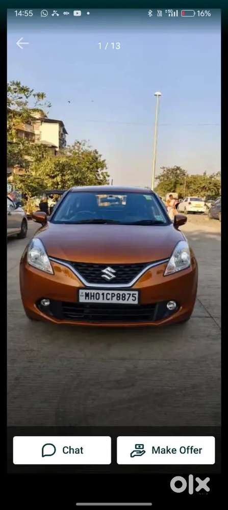 Maruti Suzuki Baleno 2017 Petrol 60000 Km Driven