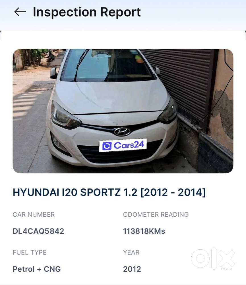 Hyundai I20 2012 Cng & Hybrids 113000 Km Driven