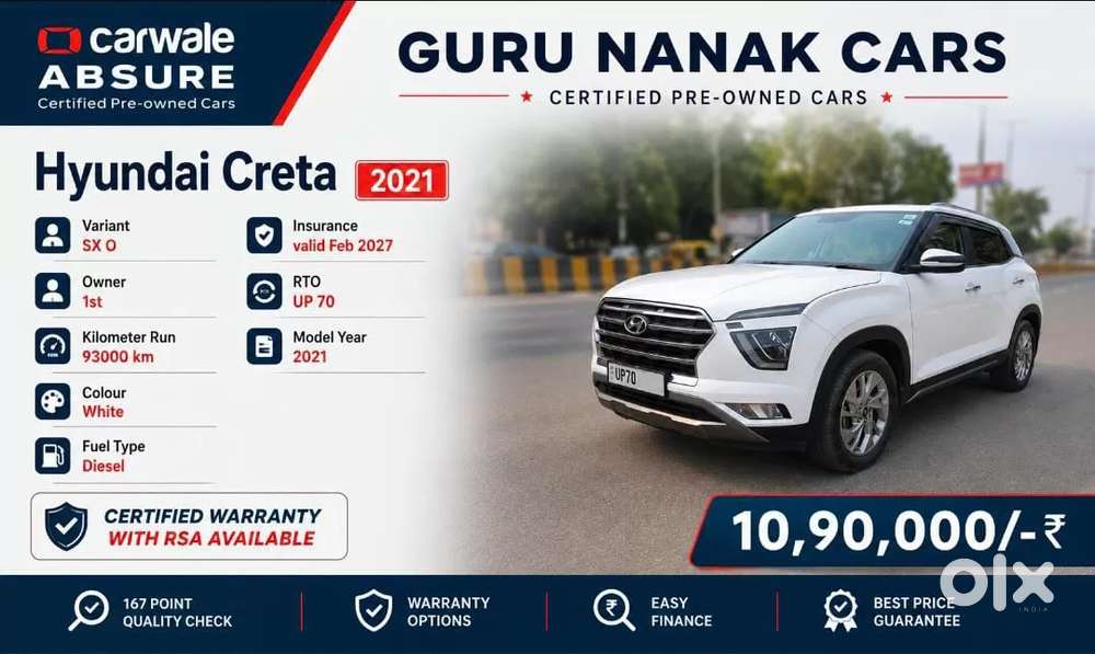 Hyundai Creta Sx (o) 1.5 Diesel, 2021, Diesel
