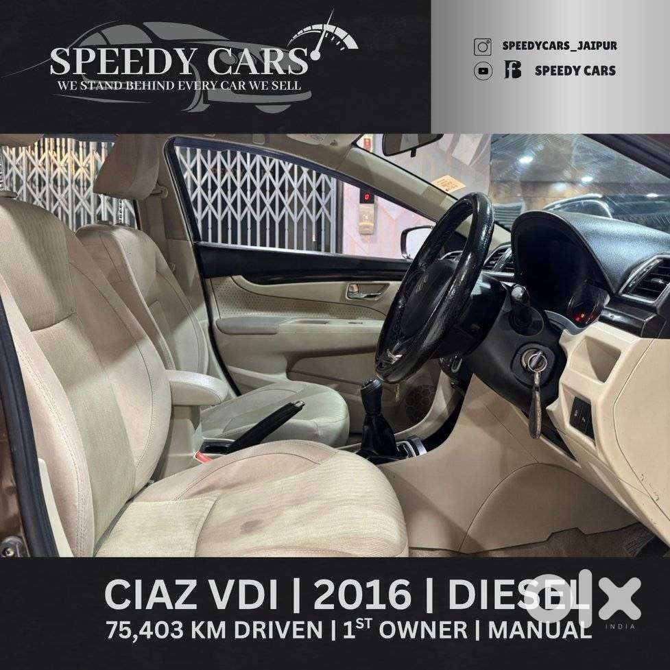 Maruti Suzuki Ciaz Vdi Plus, 2016, Diesel