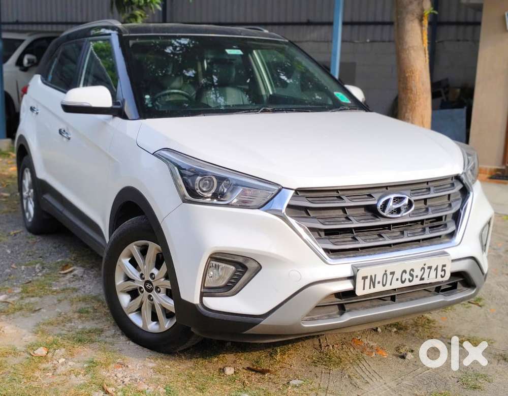 Hyundai Creta Sx Plus 1.6 Dual Tone Vtvt, 2019, Petrol