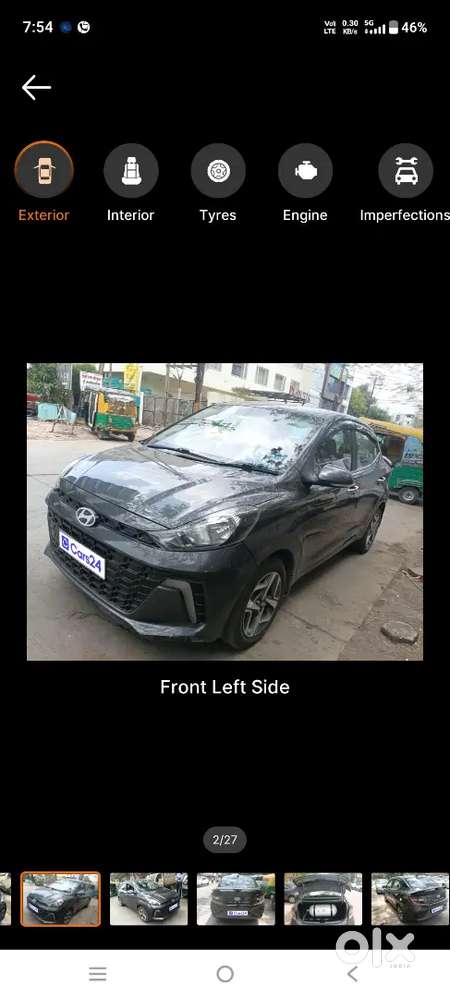 Top Model Hyundai Aura 2025 Cng & Hybrids 61000 Km Driven