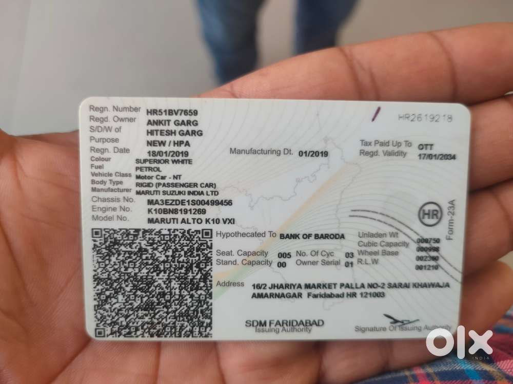 Maruti Suzuki Alto K10 1.0 Vxi, 2019, Petrol
