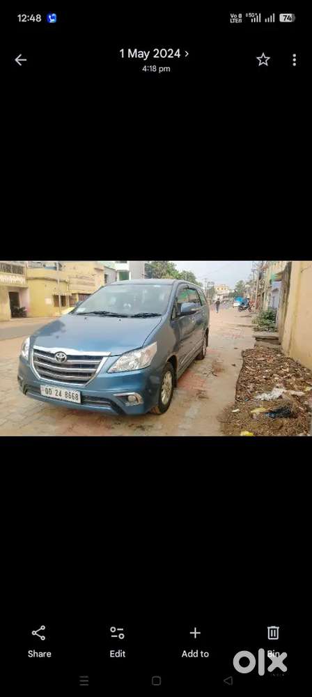 Toyota Innova 2014 Diesel Well Maintained