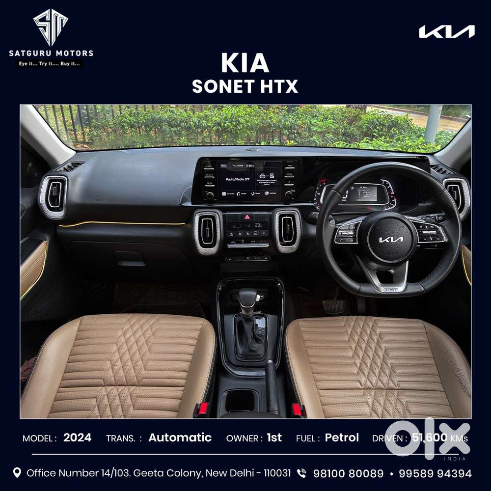 Kia Sonet 1.0 Htx Dct Anniversary Edition, 2024, Petrol