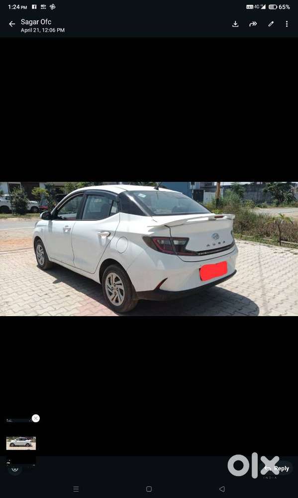 Hyundai Aura 1.2 S Petrol Amt, 2022, Cng & Hybrids
