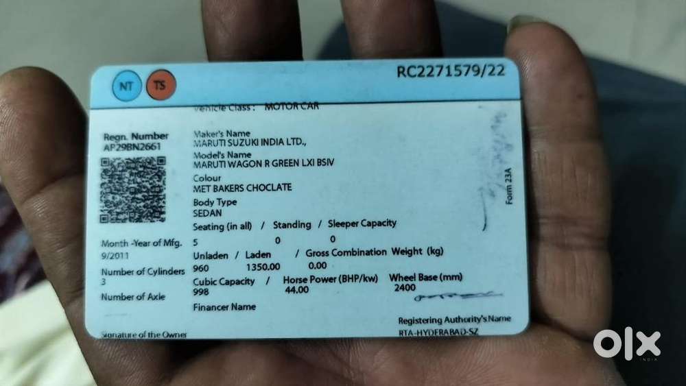 Maruti Suzuki Wagon R 2011 Cng & Hybrids 75000 Km Driven