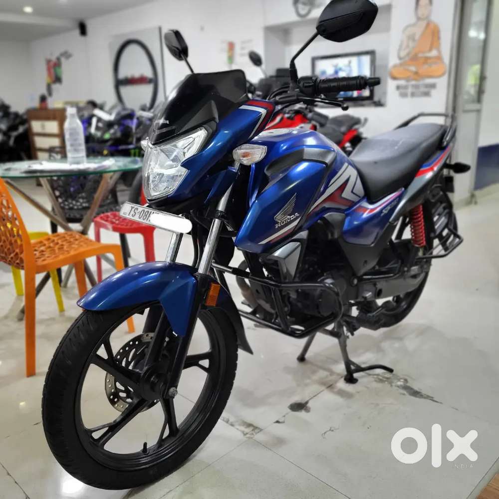 Blue Metallic Honda Cb Shine Bs6 Blue Colour Cb Shine 125 Price