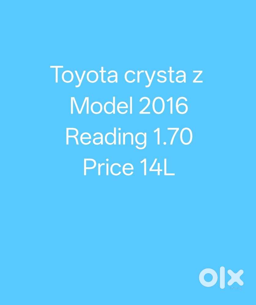 Toyota Innova Crysta 2.4 G Mt, 2016, Diesel
