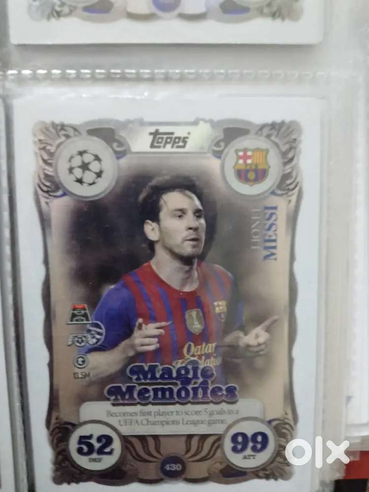 Match attax card