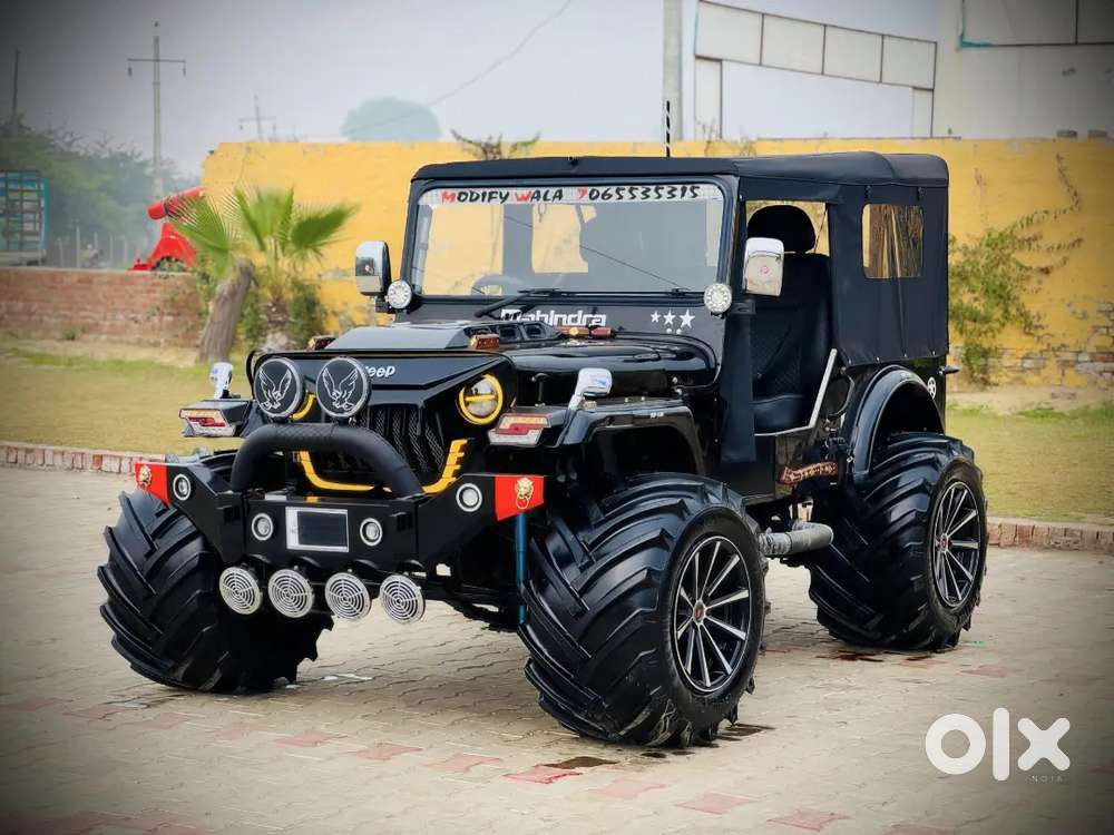 Mahindra Thar Open Jeep Convertible Modified Top  Quality