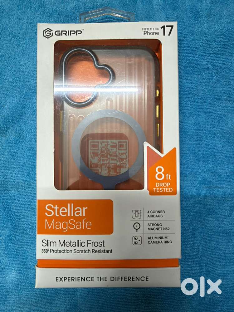 Iphoe 17 Mobile Cover Grip Brand and Camera Protection lens