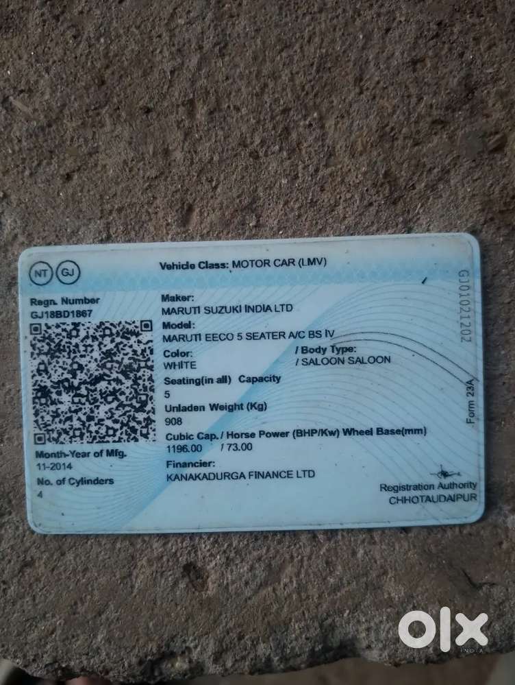 Maruti Suzuki Eeco 2014 Petrol 100000 Km Driven