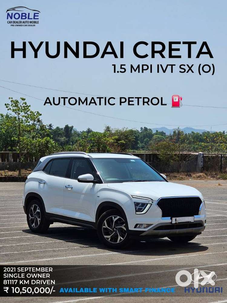 Hyundai Creta 1.5 Mpi Sx Petrol Ivt, 2021, Petrol