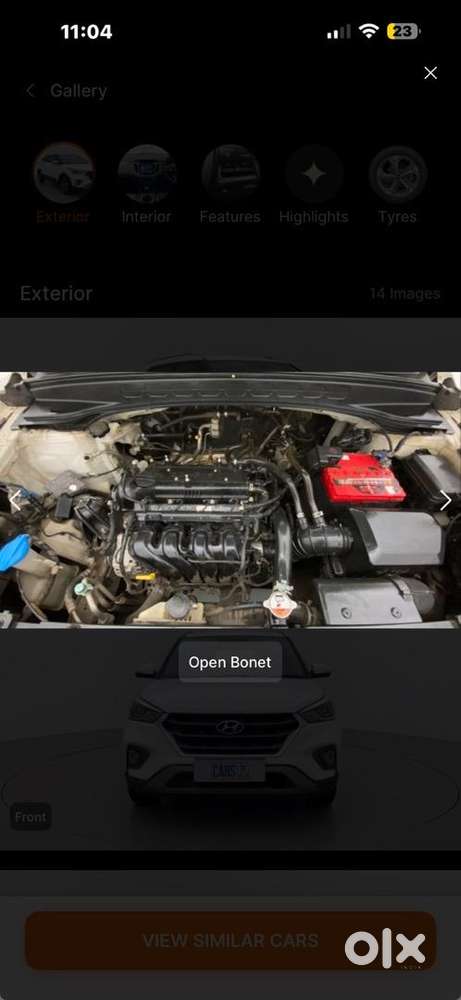 Hyundai Creta 2018  Top Model Sunroof 1.6 Vtvt Sx(o) Good Condition