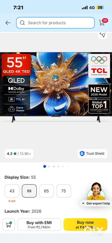 Tcl tv 55inch