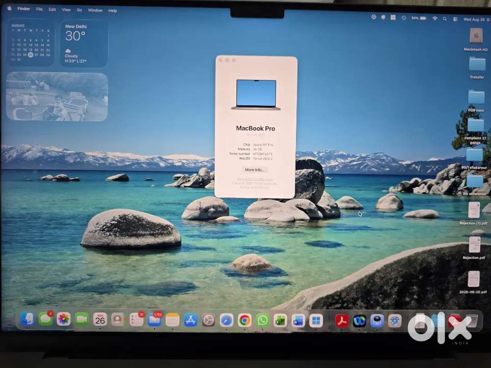 Macbook Pro 16 inch
