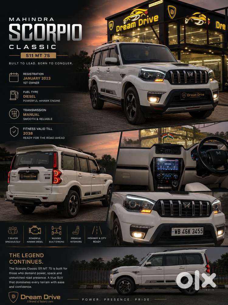 Mahindra Scorpio Classic 2.2 S 11 Mt 7 Str, 2023, Diesel