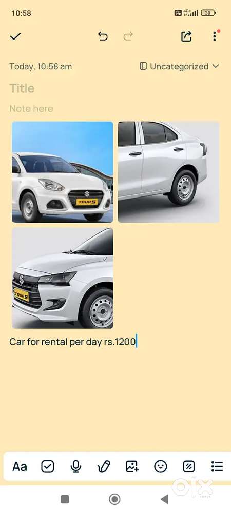 Maruti Suzuki Swift Dzire Tour 2026 Cng & Hybrids 100 Km Driven