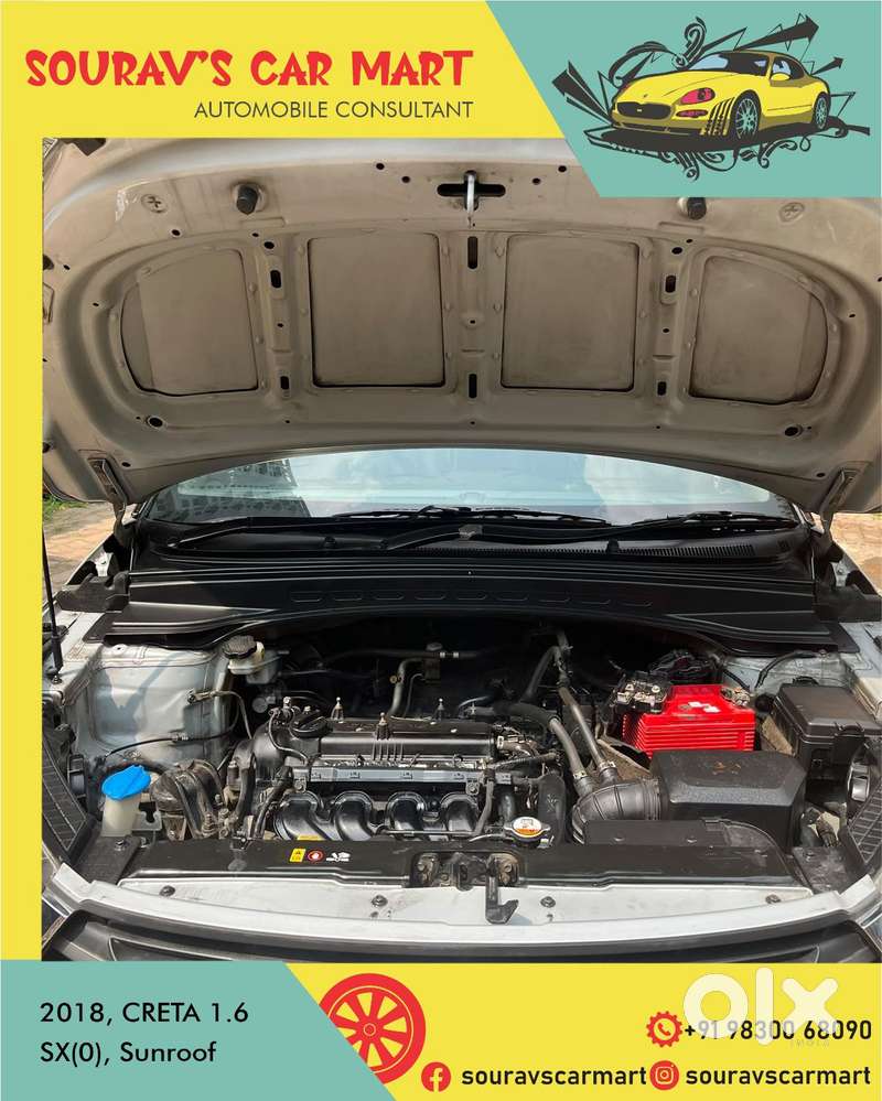 Hyundai Creta 1.6 Sx (o), 2018, Petrol