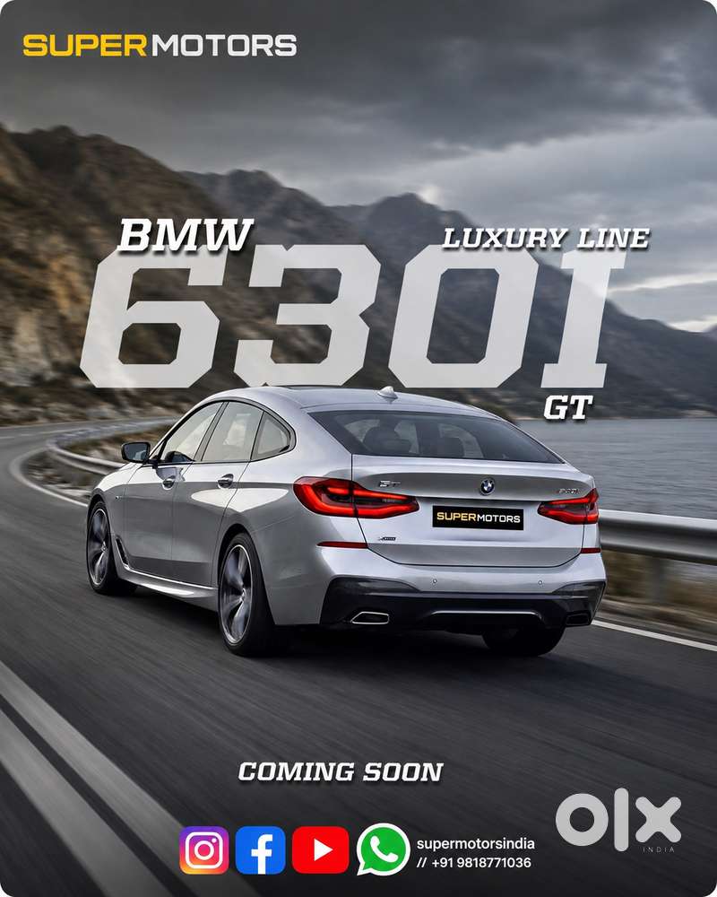 Bmw 6 Series 2.0 Gt 630i Luxury Line, 2019, Petrol