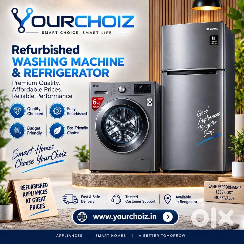Fridge & Washing Machine &ndash; Amazing Combo Offer