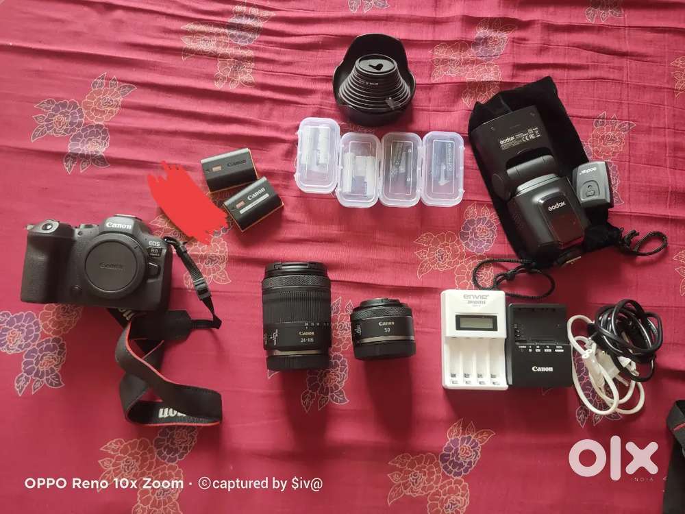 Canon R6 mark2 with three lenses