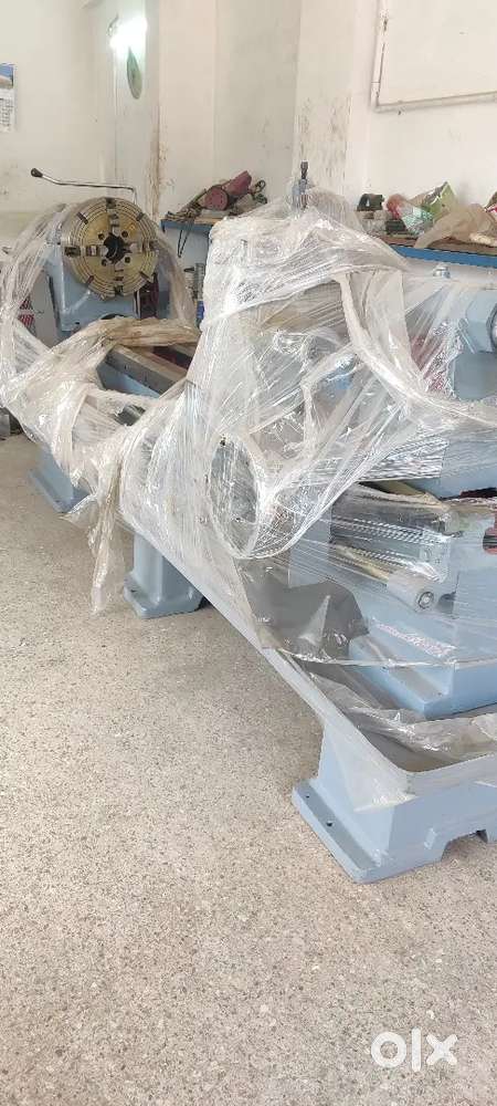lathe machine 10feet No.3 Size Brand New Machine 80Bore 12Center