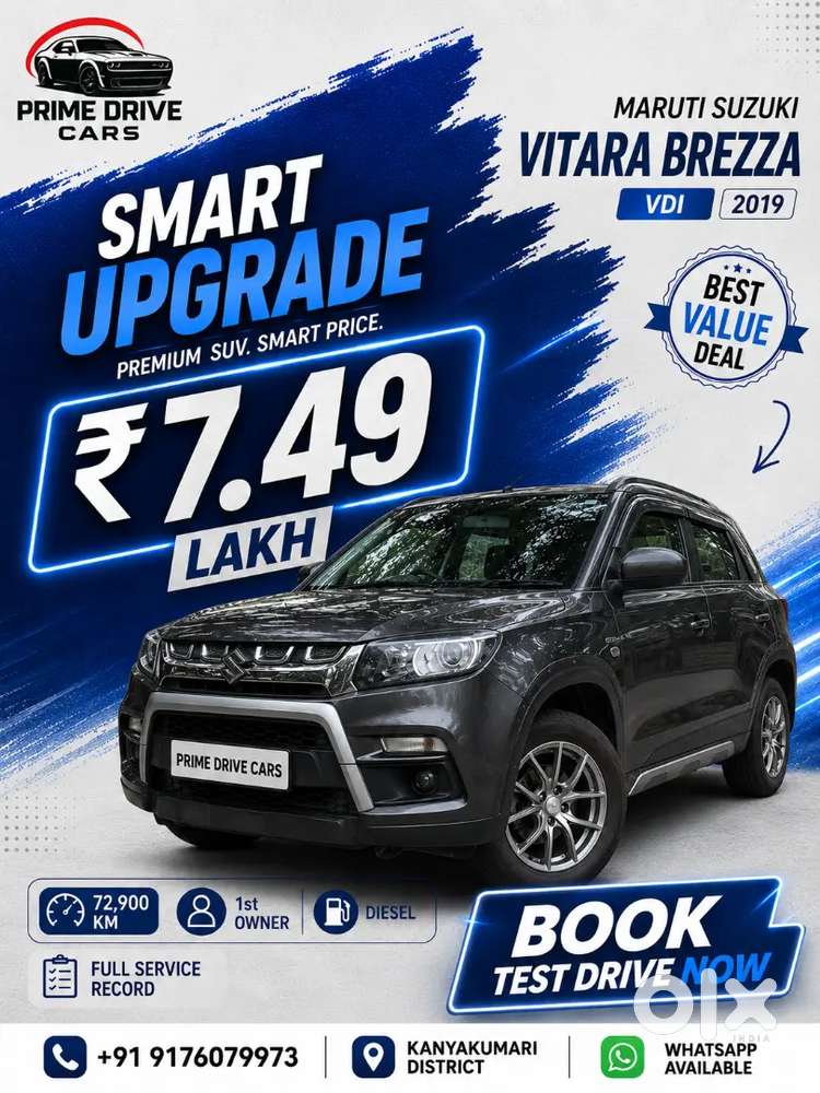 Maruti Suzuki Vitara Brezza 2019 Diesel Vdi