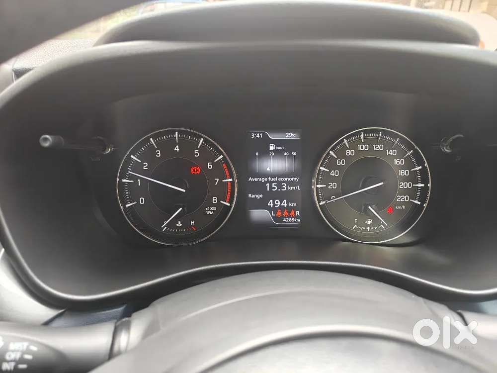 Baleno Car 2024 Top End Alpha Model Blue Color Single Owner