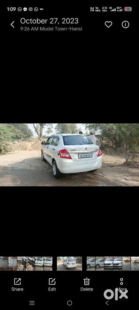 I Want To Sale My Brand New Condition Swift Dzire Company Fitted Cng