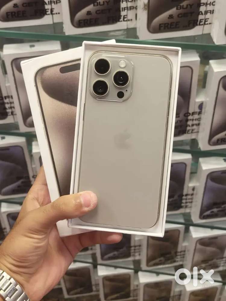 IPHONE 15 PRO MAX NATURAL TITANIUM STORAGE (( 512GB)) WITH WARRANTY
