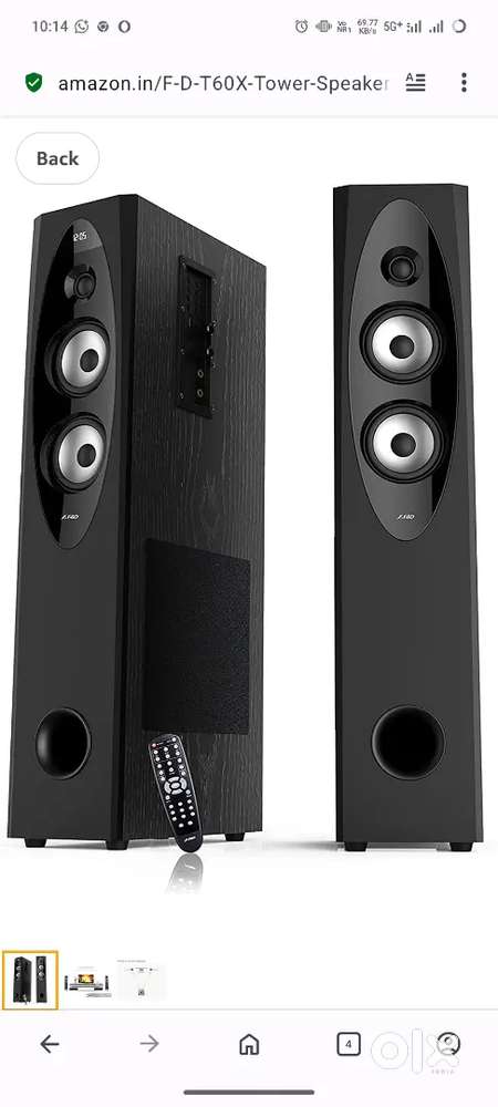 F&d T60x Tower Speakers Fenda T60x Review Fenda F&d T