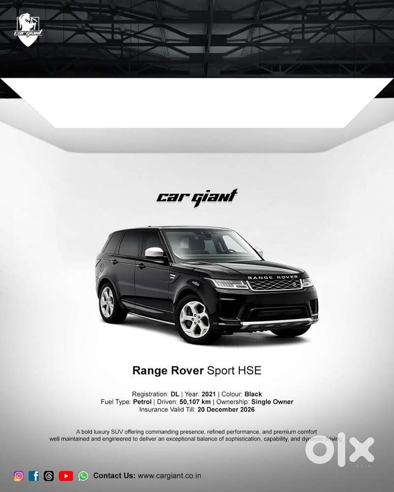 Land Rover Range Sport Hse, 2021, Petrol