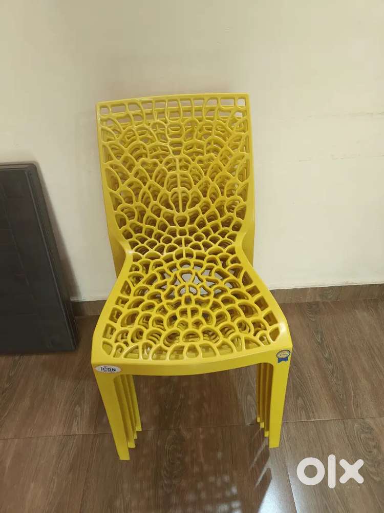 Strong Plastic Chairs and Table for Sale