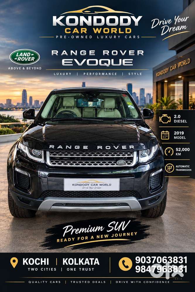 Land Rover Range Evoque Hse Dynamic, 2019, Diesel