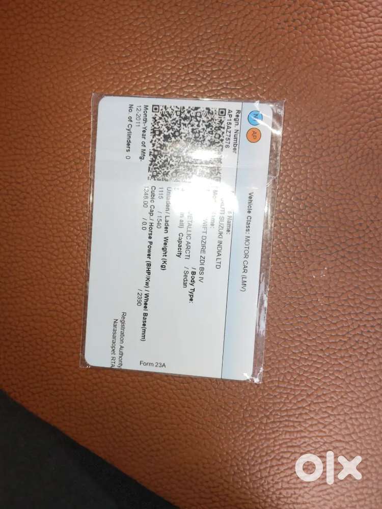 Maruti Suzuki Dzire 2011 Diesel Manual