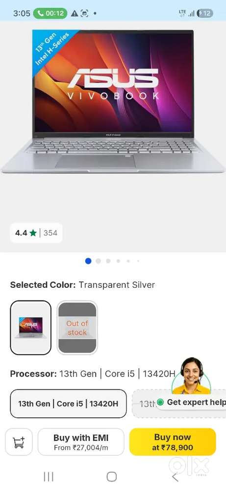 Under warranty- ASUS Vivobook 16 | Core i5 13th Gen | 16GB RAM | 512GB