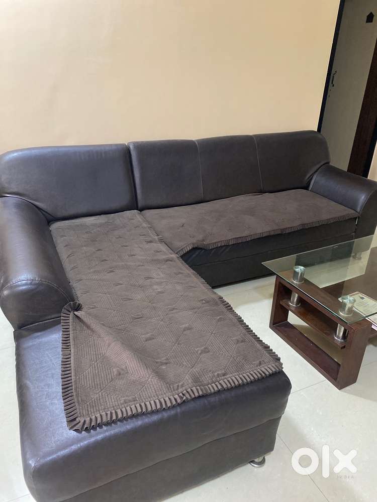 8 seater sturdy L shaped sofa