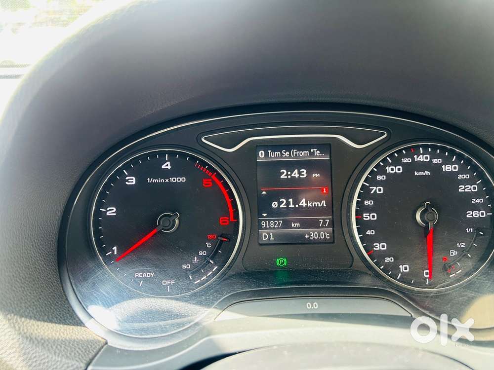 Audi A3 Diesel 2017 Second Owner Done 92000 Kms Silver Colour