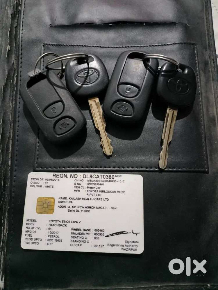 Toyota Etios Liva 2018 Petrol85046 Km Driven